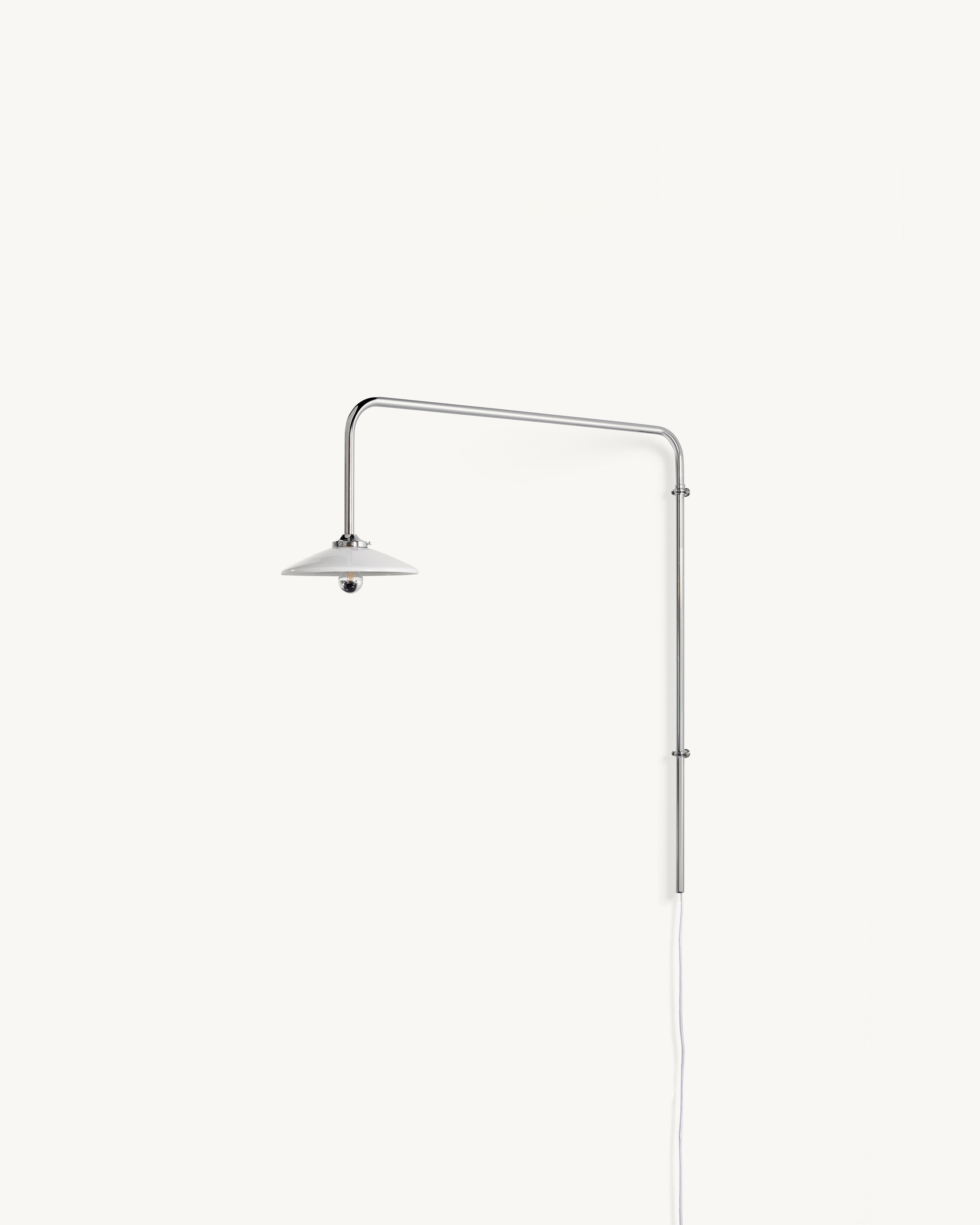hanging lamp n°5 chromed steel – valerie_objects