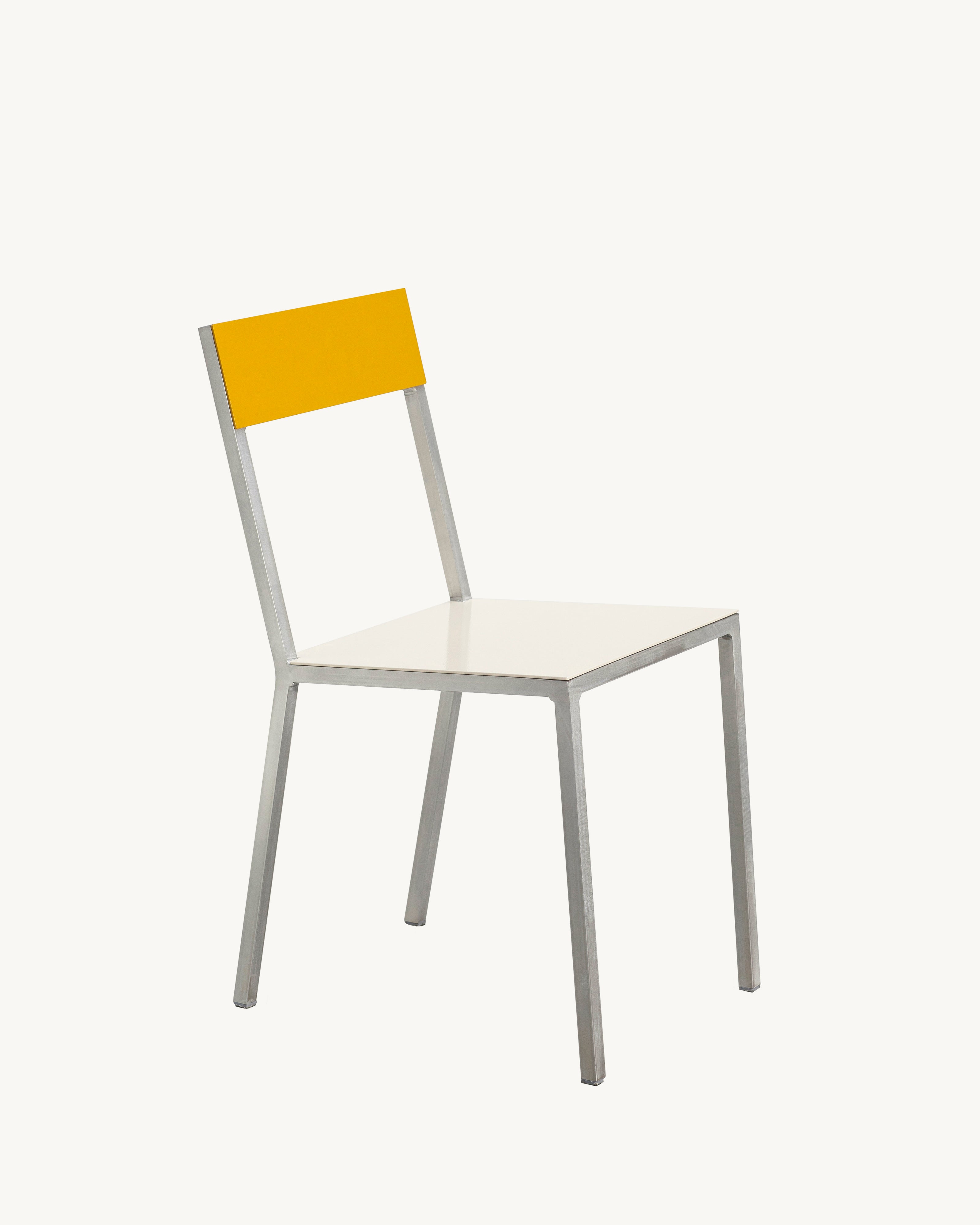 alu chair white yellow – valerie_objects
