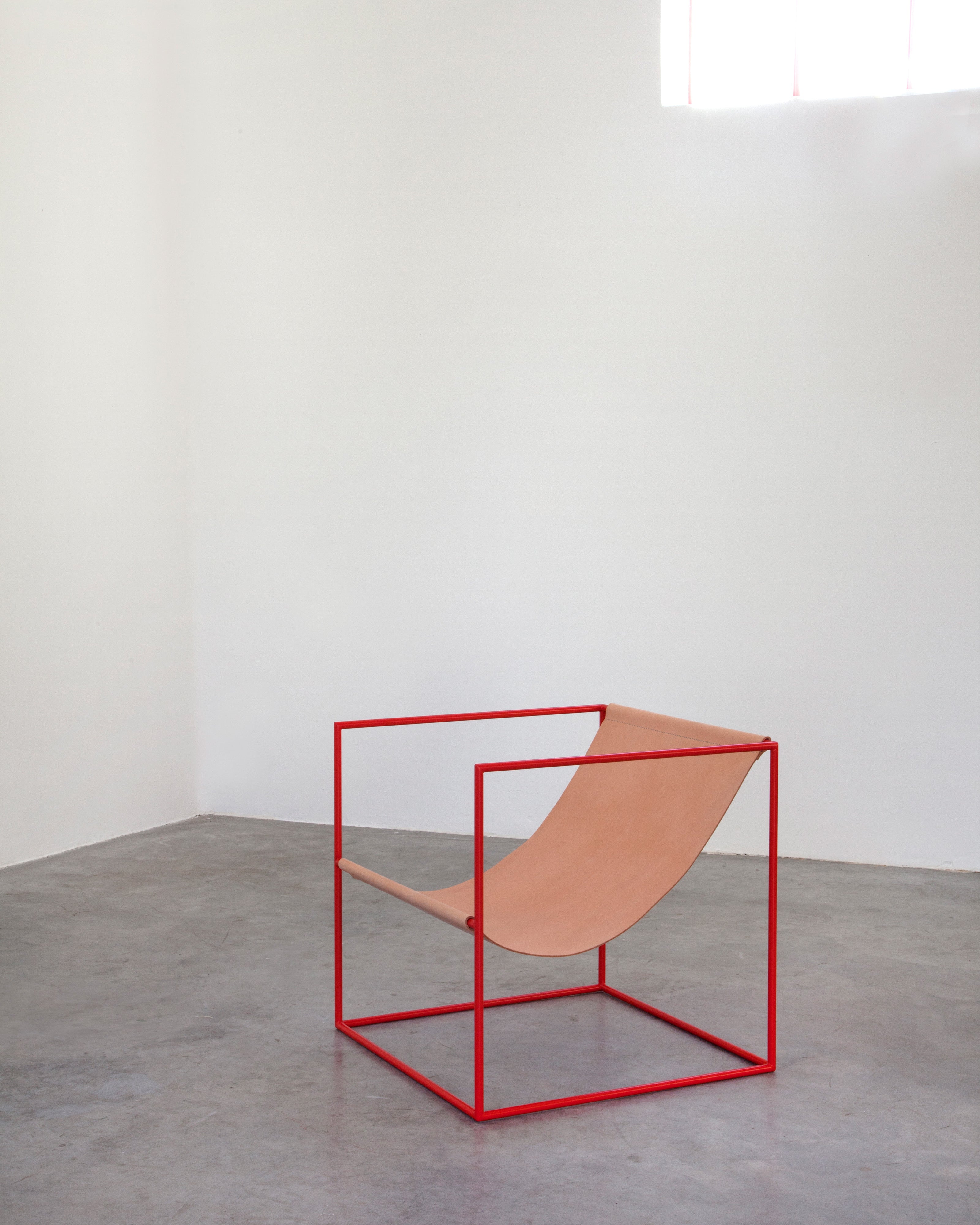 solo seat red frame/leather – valerie_objects