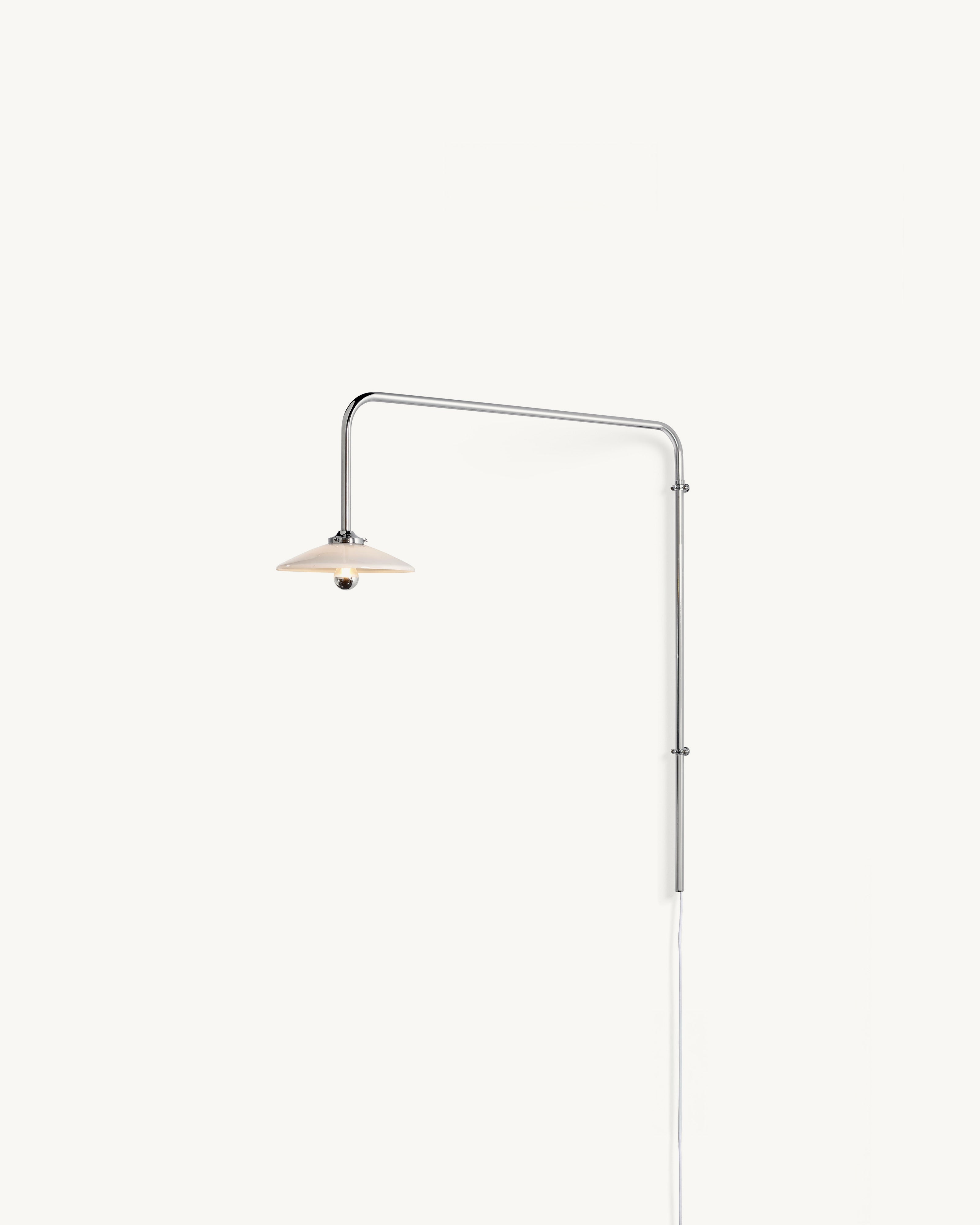 hanging lamp n°5 chromed steel – valerie_objects