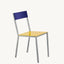 alu chair yellow candy blue