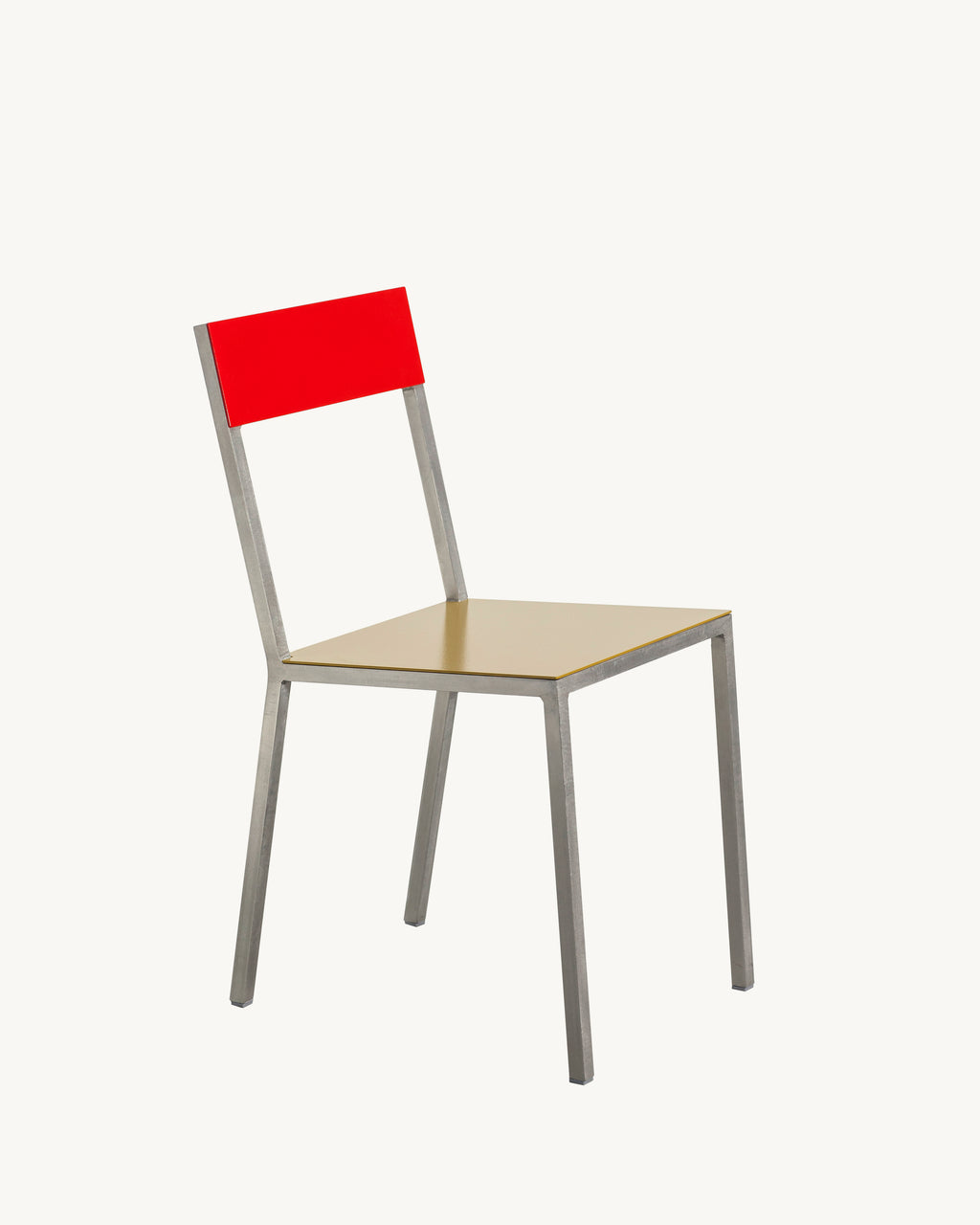 alu chair curry red