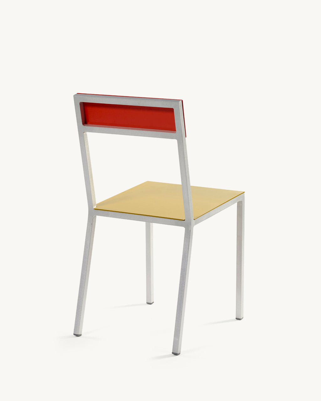 alu chair curry red