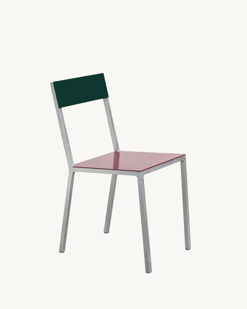 alu chair bordeaux candy green