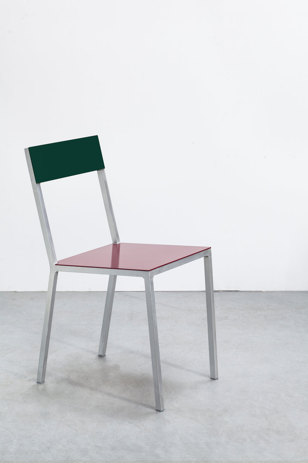 alu chair bordeaux candy green