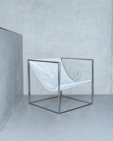 solo seat stainless steel/white